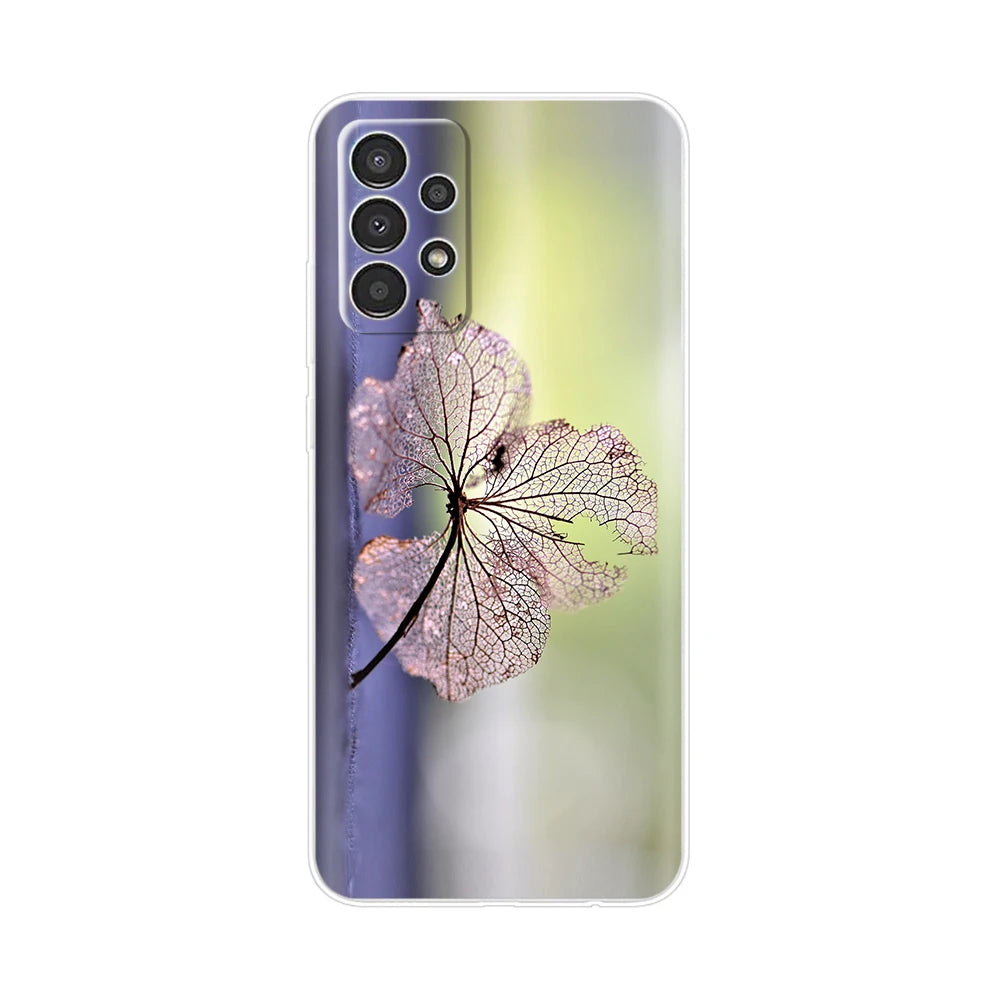 For Samsung Galaxy A13 4G Phone Case Fashion Cute Pattern Flower Silicon Soft TPU Case For Samsung A13 A 13 GalaxyA13 Back Cover