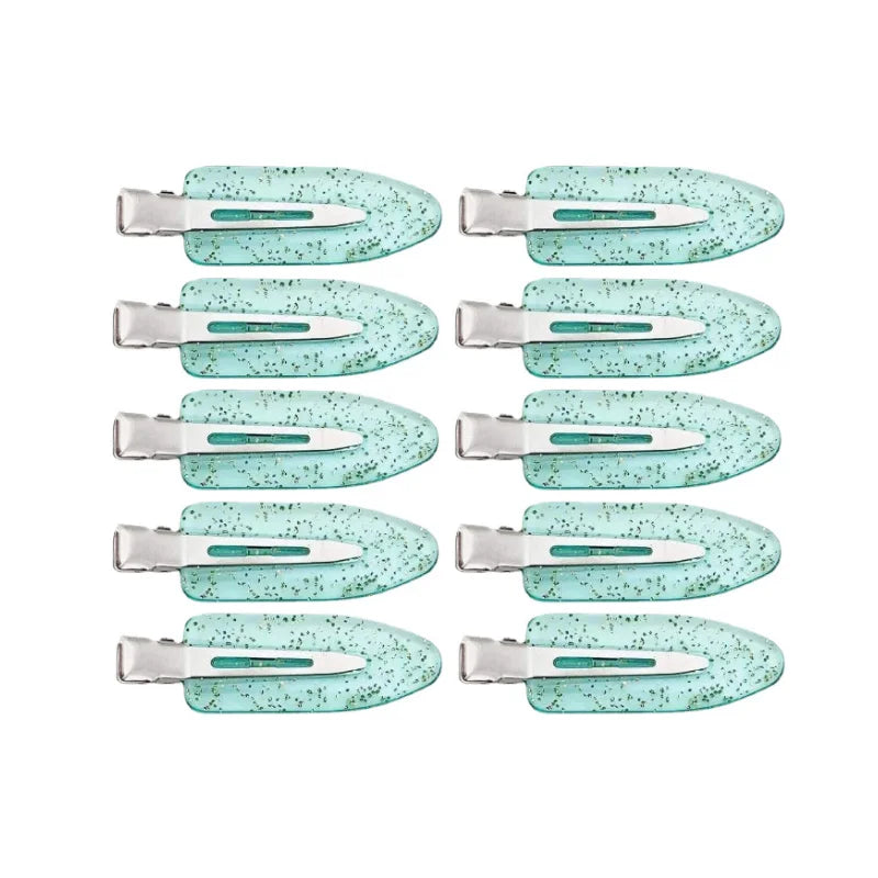 Lot de 10 barrettes sans couture, sans plis, sans marques, pour boucles, maquillage, sans plis, pour coiffure