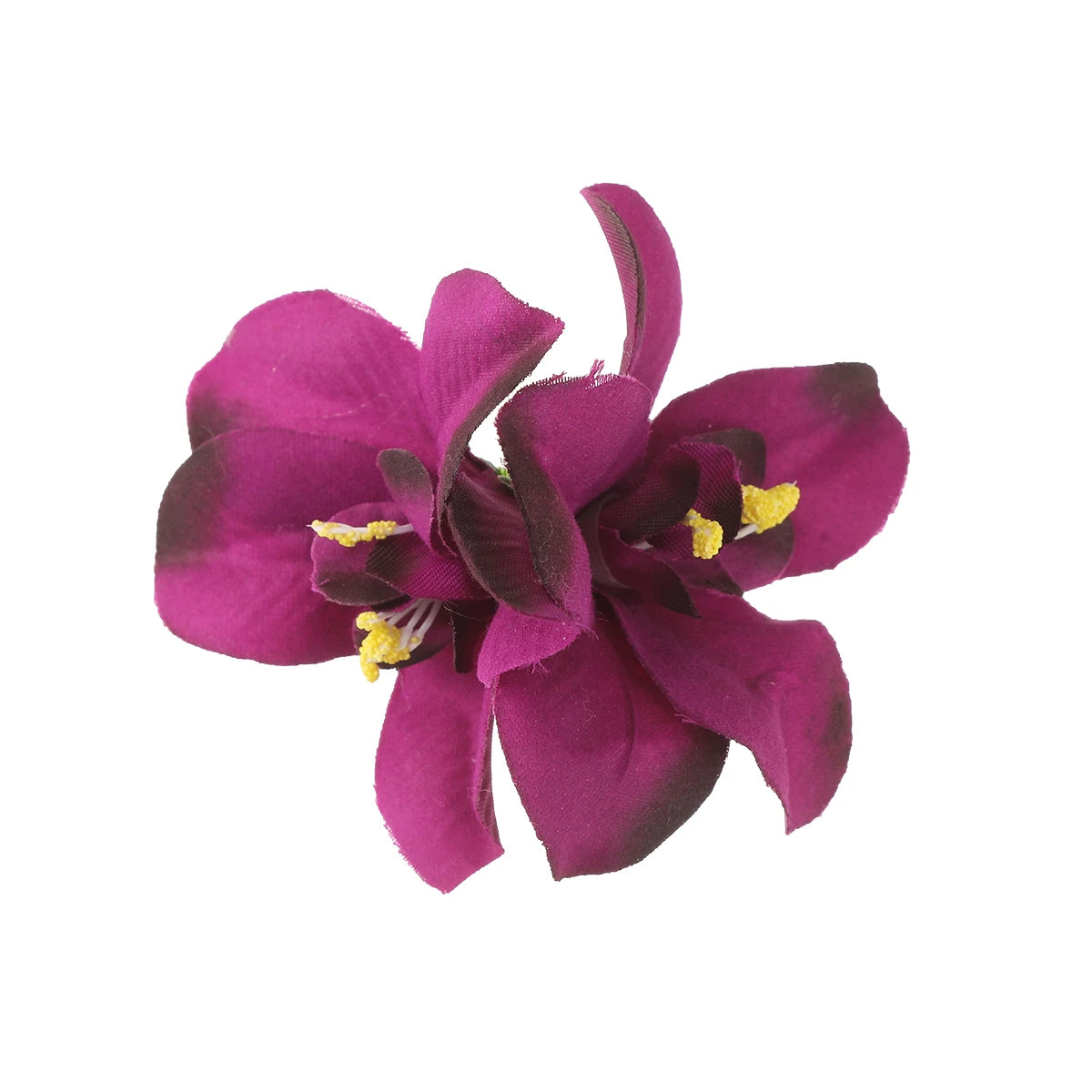 AWAYTR Cattleya Flowers Hairpin Artificial Floral Hair Clips Valentine Headwear Girl Hair Accessories Mother's Day Gift
