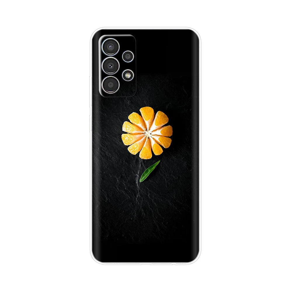 For Samsung Galaxy A13 4G Phone Case Fashion Cute Pattern Flower Silicon Soft TPU Case For Samsung A13 A 13 GalaxyA13 Back Cover