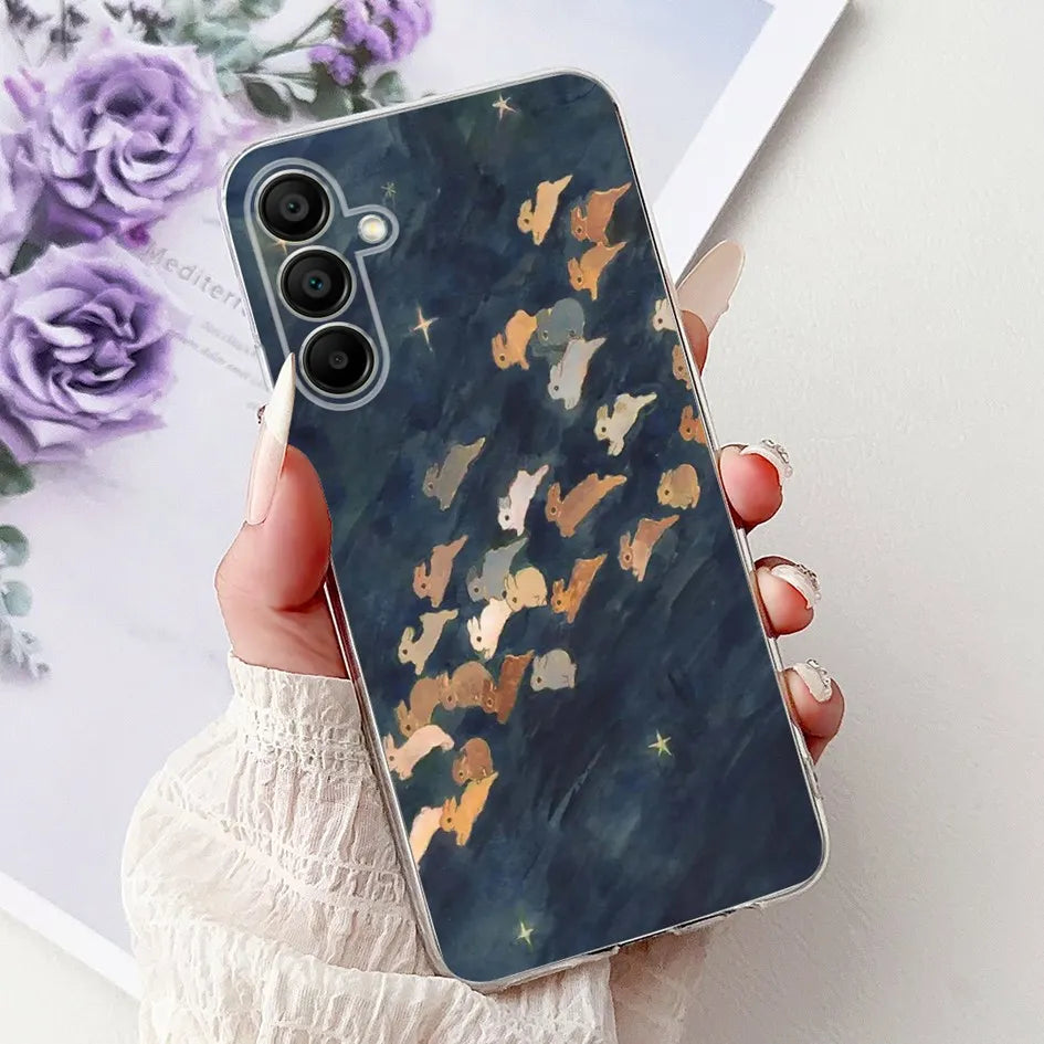 For Cover Samsung Galaxy A16 5G Phone Case SM-A166B Silicone Soft Cartoon Bumper For Samsung A16 4G SM-A165F A 16 GalaxyA16 Capa