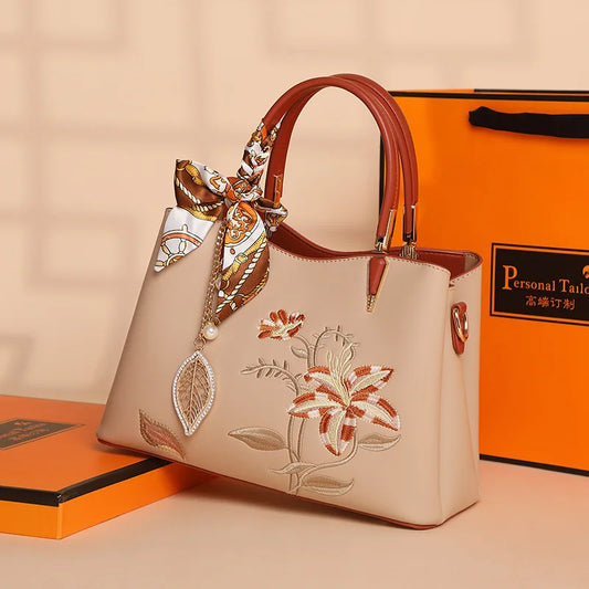 Sacs à main et porte-monnaie pour femmes, nouveau style 2025, sacs pour femmes, sacs à bandoulière de luxe de créateur, sacs à bandoulière brodés à la mode 7