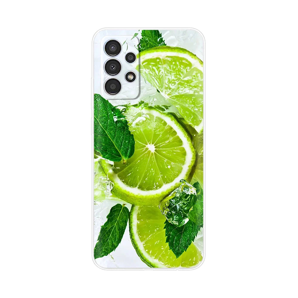 For Samsung Galaxy A13 4G Phone Case Fashion Cute Pattern Flower Silicon Soft TPU Case For Samsung A13 A 13 GalaxyA13 Back Cover