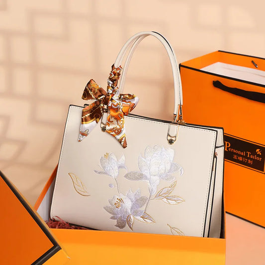 Sac à main brodé de style chinois haut de gamme pour femme, sac cadeau de grande capacité, sac pour robe chinoise, équipement, sac maman 7