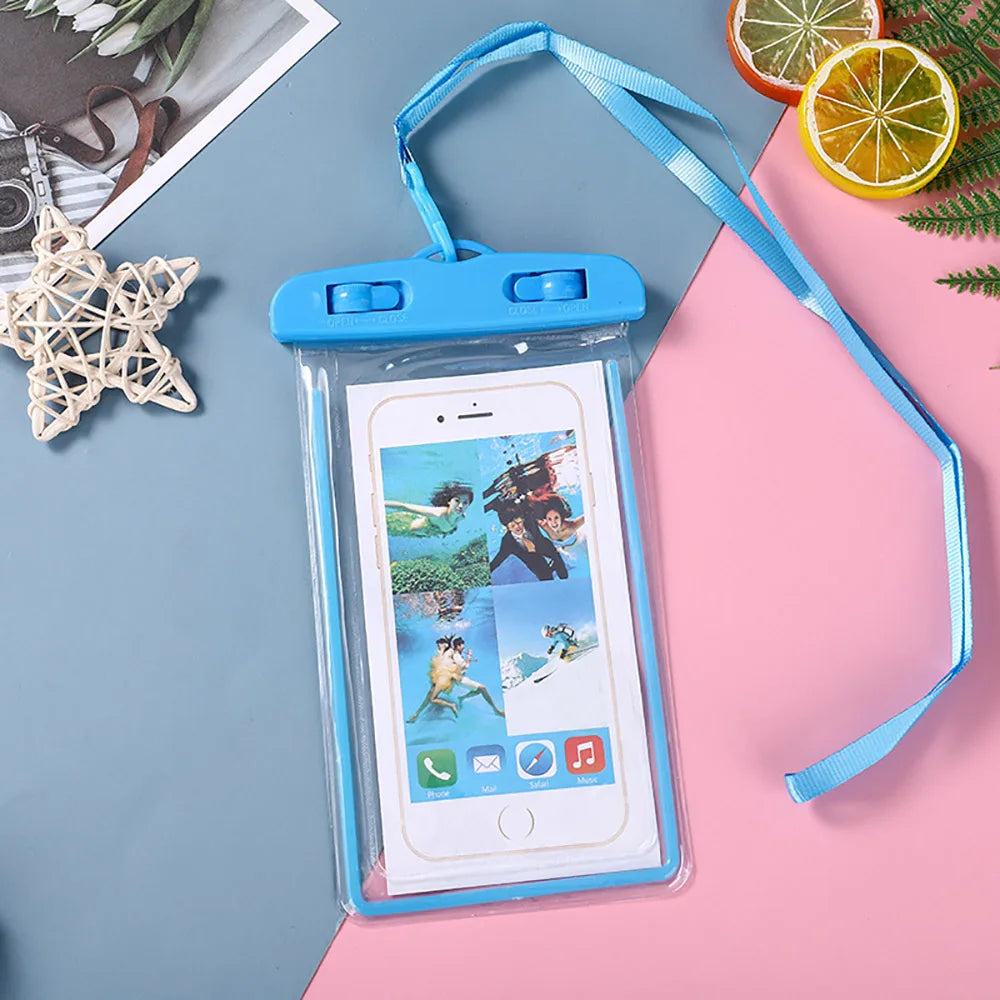 Waterproof Phone Case Drift Diving Swimming Waterproof Bag for 6.5inch Mobile Cover Pouch Bag Case Underwater Dry Bag Case Cover