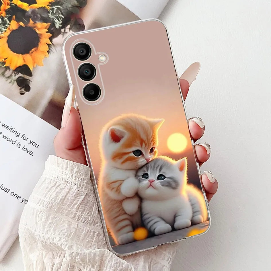 For Cover Samsung Galaxy A16 5G Phone Case SM-A166B Silicone Soft Cartoon Bumper For Samsung A16 4G SM-A165F A 16 GalaxyA16 Capa