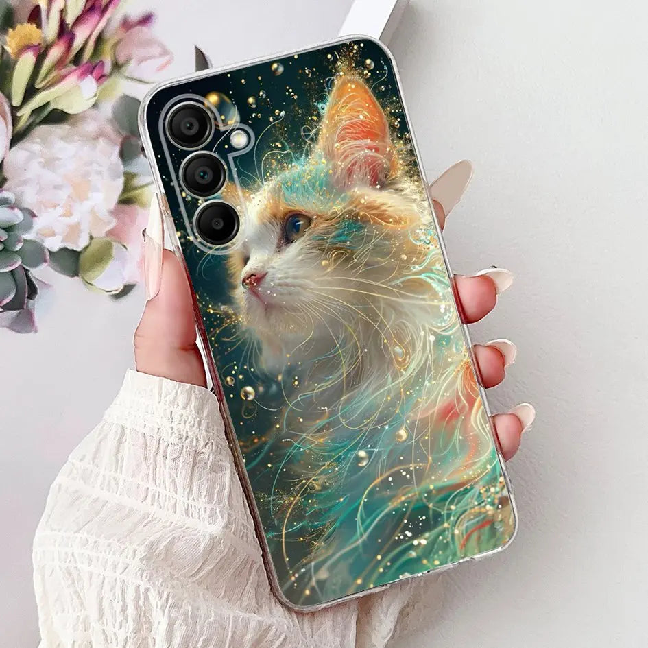 For Cover Samsung Galaxy A16 5G Phone Case SM-A166B Silicone Soft Cartoon Bumper For Samsung A16 4G SM-A165F A 16 GalaxyA16 Capa
