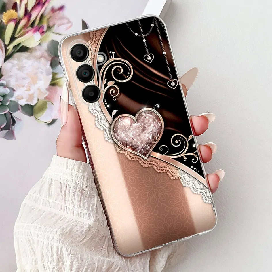 For Cover Samsung Galaxy A16 5G Phone Case SM-A166B Silicone Soft Cartoon Bumper For Samsung A16 4G SM-A165F A 16 GalaxyA16 Capa