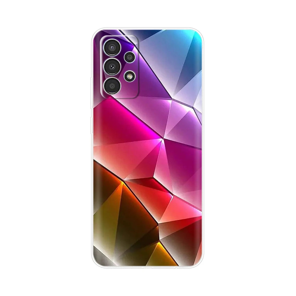 For Samsung Galaxy A13 4G Phone Case Fashion Cute Pattern Flower Silicon Soft TPU Case For Samsung A13 A 13 GalaxyA13 Back Cover