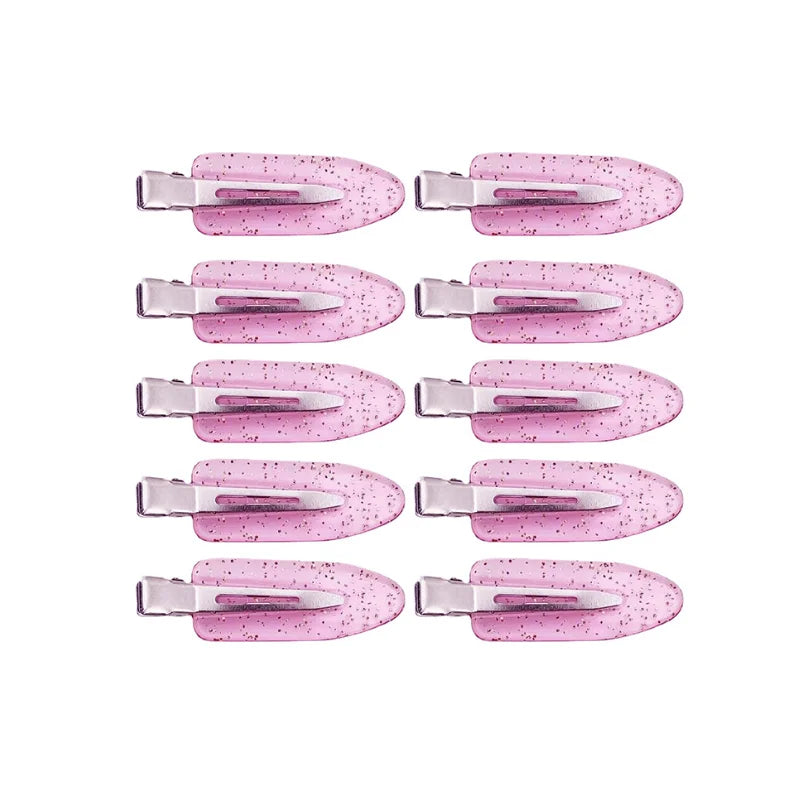 Lot de 10 barrettes sans couture, sans plis, sans marques, pour boucles, maquillage, sans plis, pour coiffure