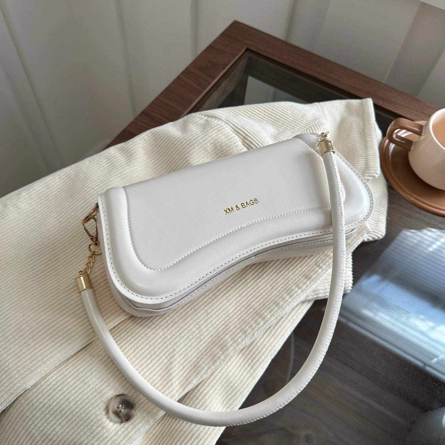 Ladies Shoulder Crossbody Bags PU Leather Women Underarm Bags Solid Color Small Top-handle Bags Purse Female Daily Handbags