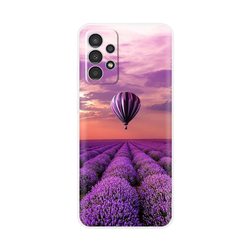 For Samsung Galaxy A13 4G Phone Case Fashion Cute Pattern Flower Silicon Soft TPU Case For Samsung A13 A 13 GalaxyA13 Back Cover