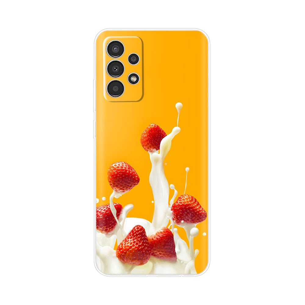 For Samsung Galaxy A13 4G Phone Case Fashion Cute Pattern Flower Silicon Soft TPU Case For Samsung A13 A 13 GalaxyA13 Back Cover