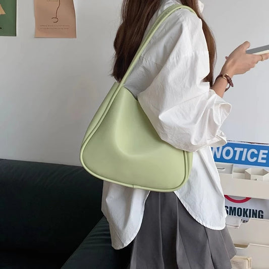 Sacs à main d'été en cuir PU pour femmes, sacs à bandoulière, fourre-tout, couleur unie, décontractés, petits sacs à poignée supérieure, sacs à main, sac à bandoulière pour dames