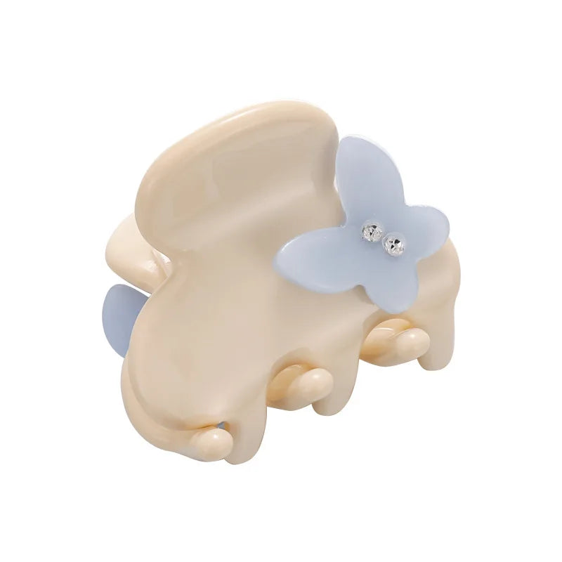 French three-dimensional butterfly grab clip acetic acid small hair grab bangs clip broken hair clip headgear hair accessories