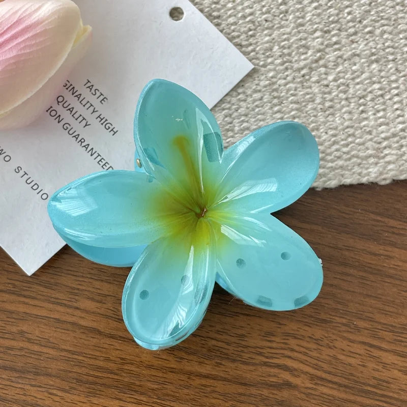 Fashion Flower Hair Clips For Women Bohemia Large Hair Claw Clamp Hairpins Barrettes Girls Beach Hair Accessories Headwear Gifts