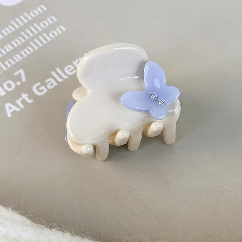 French three-dimensional butterfly grab clip acetic acid small hair grab bangs clip broken hair clip headgear hair accessories