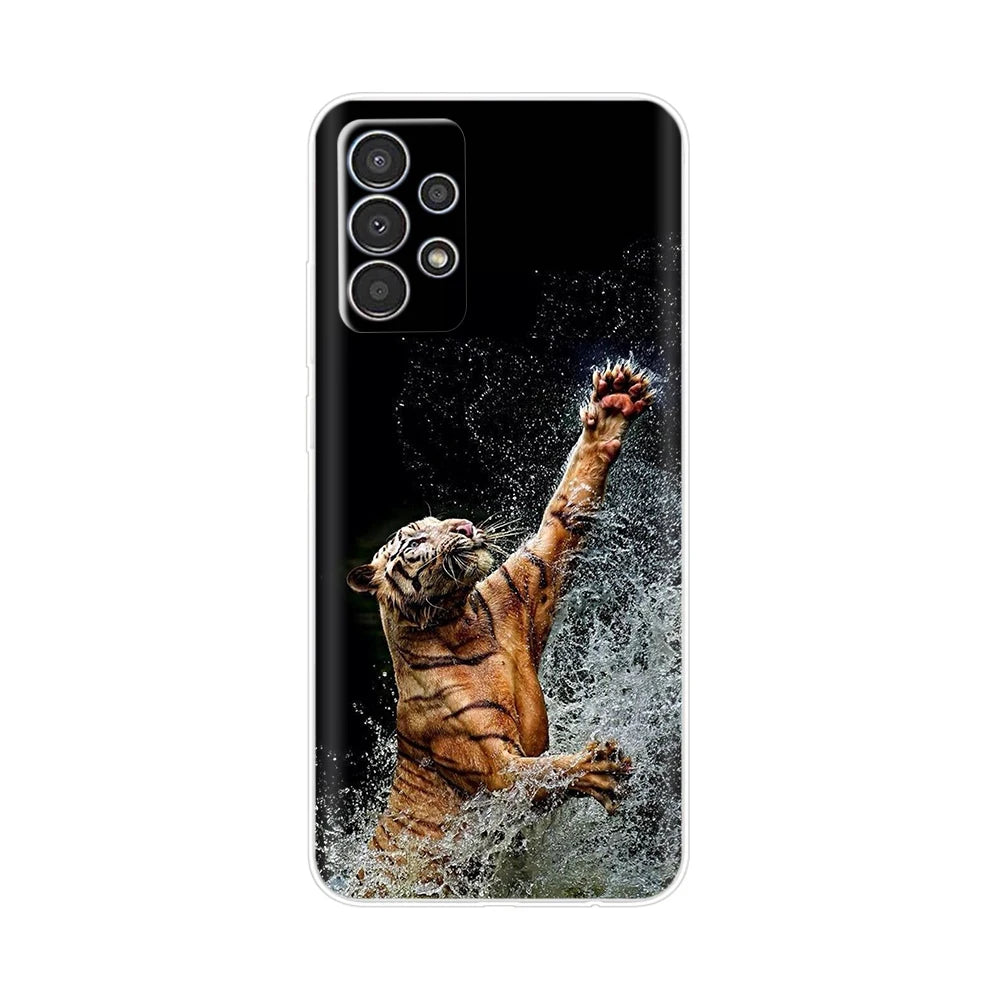 For Samsung Galaxy A13 4G Phone Case Fashion Cute Pattern Flower Silicon Soft TPU Case For Samsung A13 A 13 GalaxyA13 Back Cover