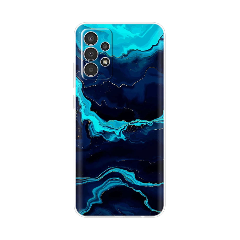 For Samsung Galaxy A13 4G Phone Case Fashion Cute Pattern Flower Silicon Soft TPU Case For Samsung A13 A 13 GalaxyA13 Back Cover