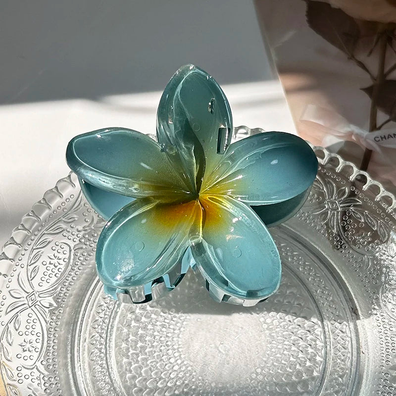 Fashion Flower Hair Clips For Women Bohemia Large Hair Claw Clamp Hairpins Barrettes Girls Beach Hair Accessories Headwear Gifts