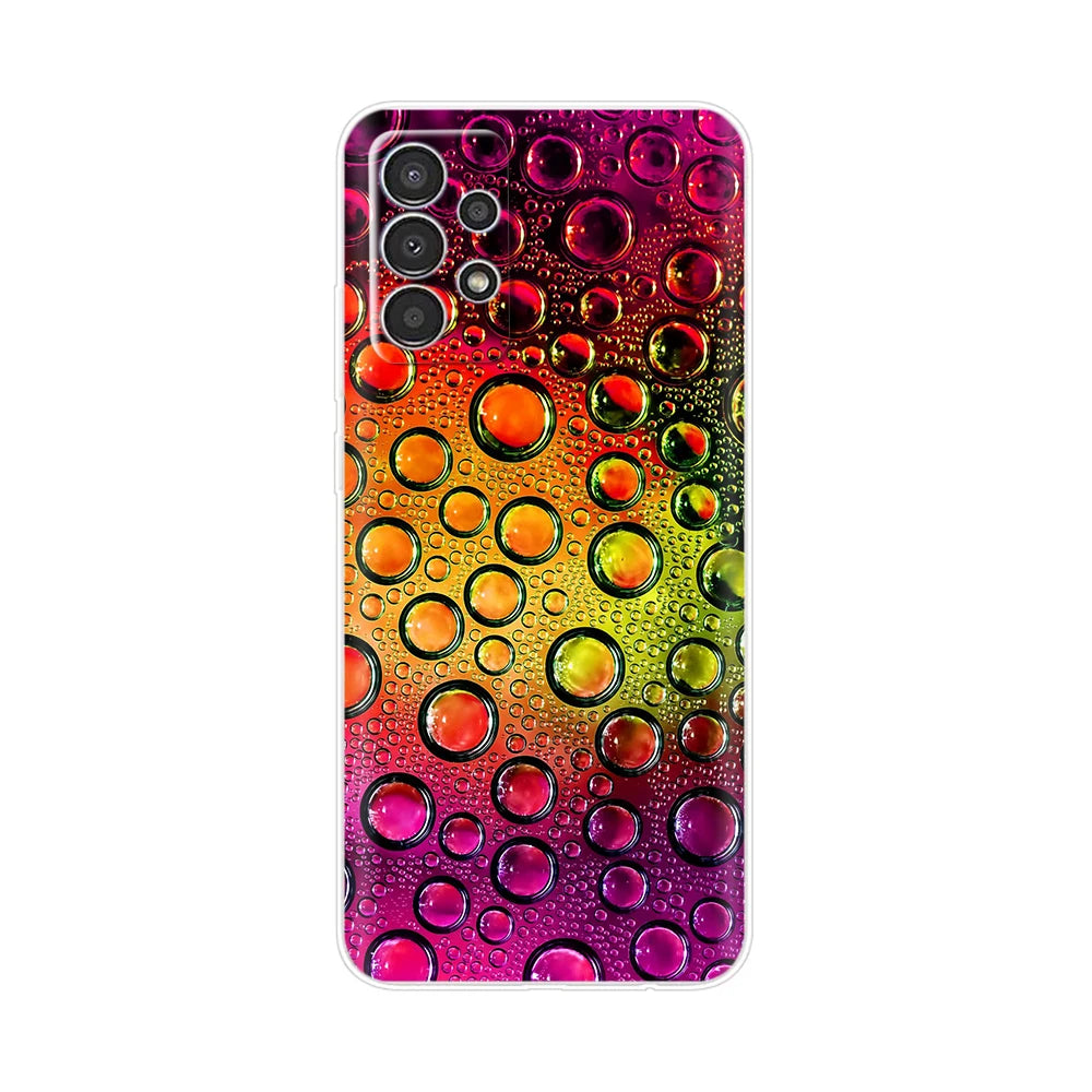 For Samsung Galaxy A13 4G Phone Case Fashion Cute Pattern Flower Silicon Soft TPU Case For Samsung A13 A 13 GalaxyA13 Back Cover