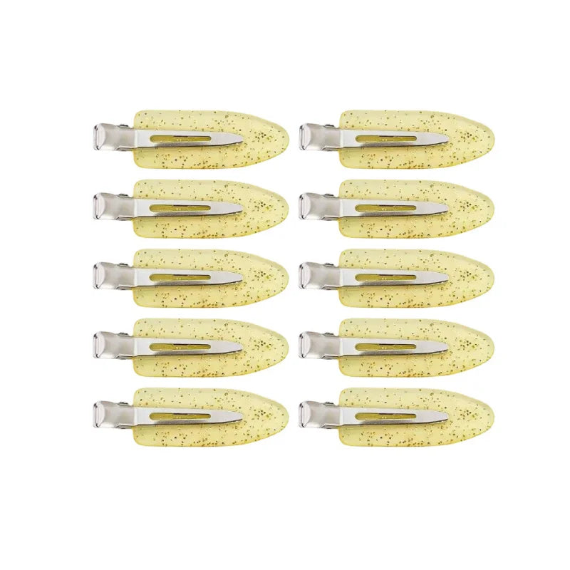 Lot de 10 barrettes sans couture, sans plis, sans marques, pour boucles, maquillage, sans plis, pour coiffure