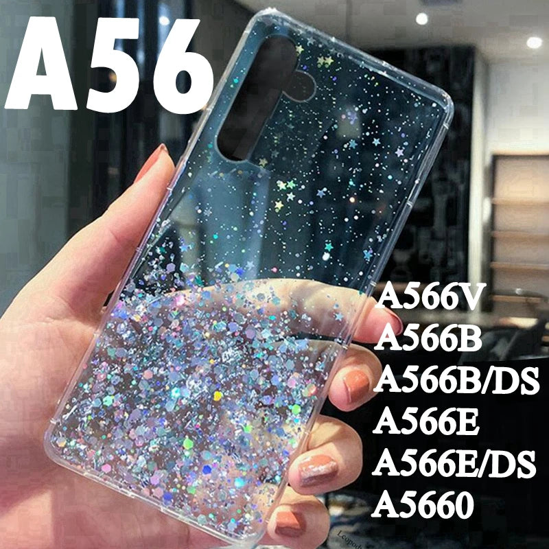 Glitter Phone Case for samsung galaxy A56 Silicone Soft Case Full Cover for Samsung A566V A566B A566B/DS A566E A566E/DS A5660