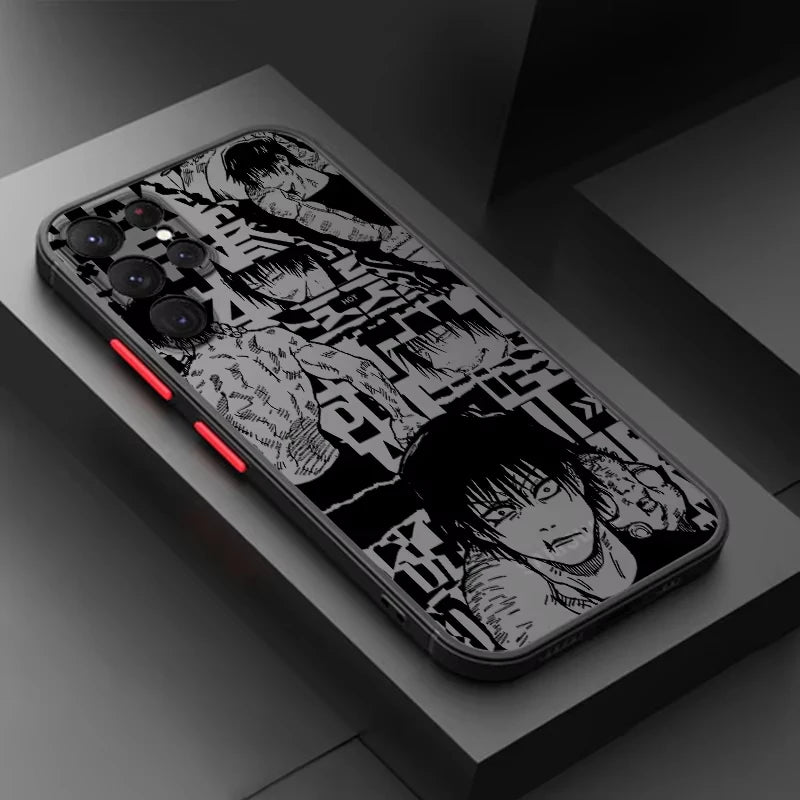 Anime Jujutsu Kaisen Toji Phone Case For iPhone 11 12 13 14 15 16 Pro Max XR X XS Mini 8 7 Plus SE Mobile Case Fundas Shockproof