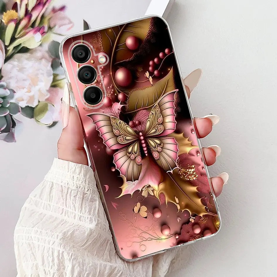 For Cover Samsung Galaxy A16 5G Phone Case SM-A166B Silicone Soft Cartoon Bumper For Samsung A16 4G SM-A165F A 16 GalaxyA16 Capa