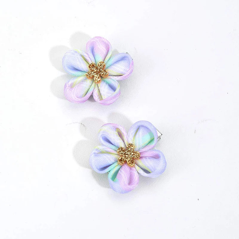 Nouvelles pinces à cheveux en forme de sucette, barrettes arc-en-ciel en forme de bonbon, épingles à cheveux pour bébés filles, couvre-chefs faits à la main, accessoires pour cheveux