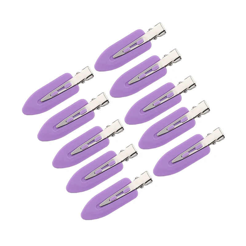 Lot de 10 barrettes sans couture, sans plis, sans marques, pour boucles, maquillage, sans plis, pour coiffure