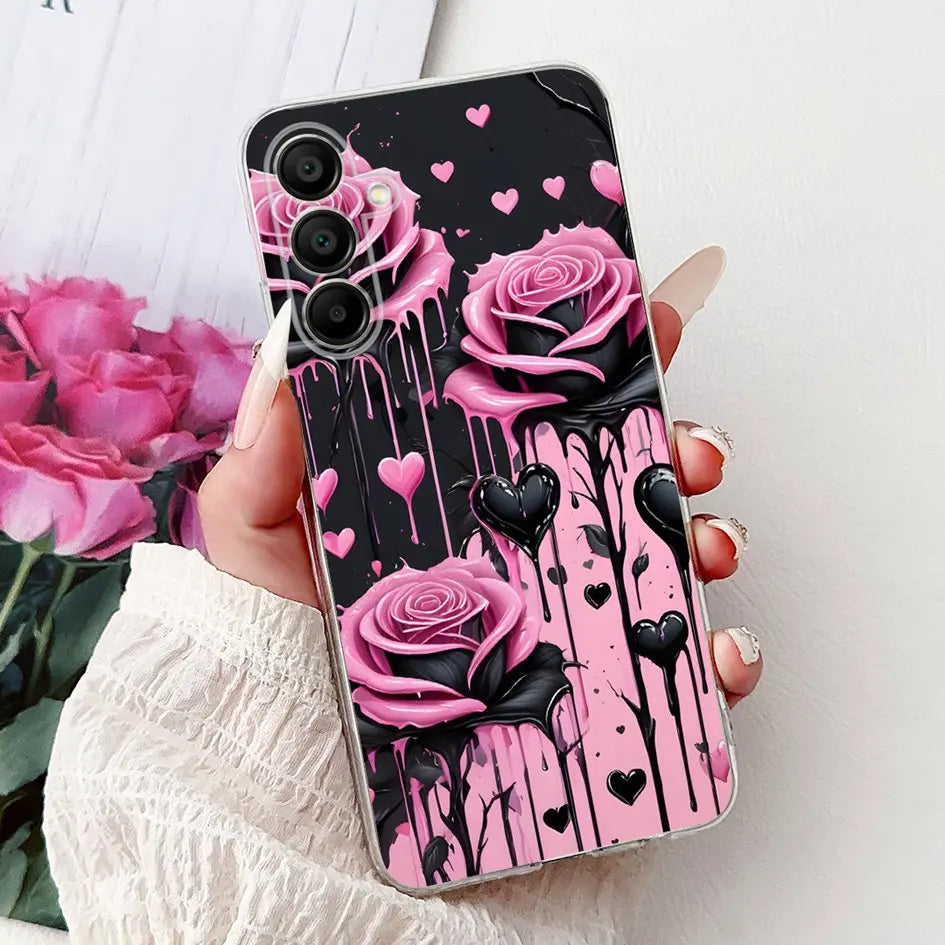 For Cover Samsung Galaxy A16 5G Phone Case SM-A166B Silicone Soft Cartoon Bumper For Samsung A16 4G SM-A165F A 16 GalaxyA16 Capa