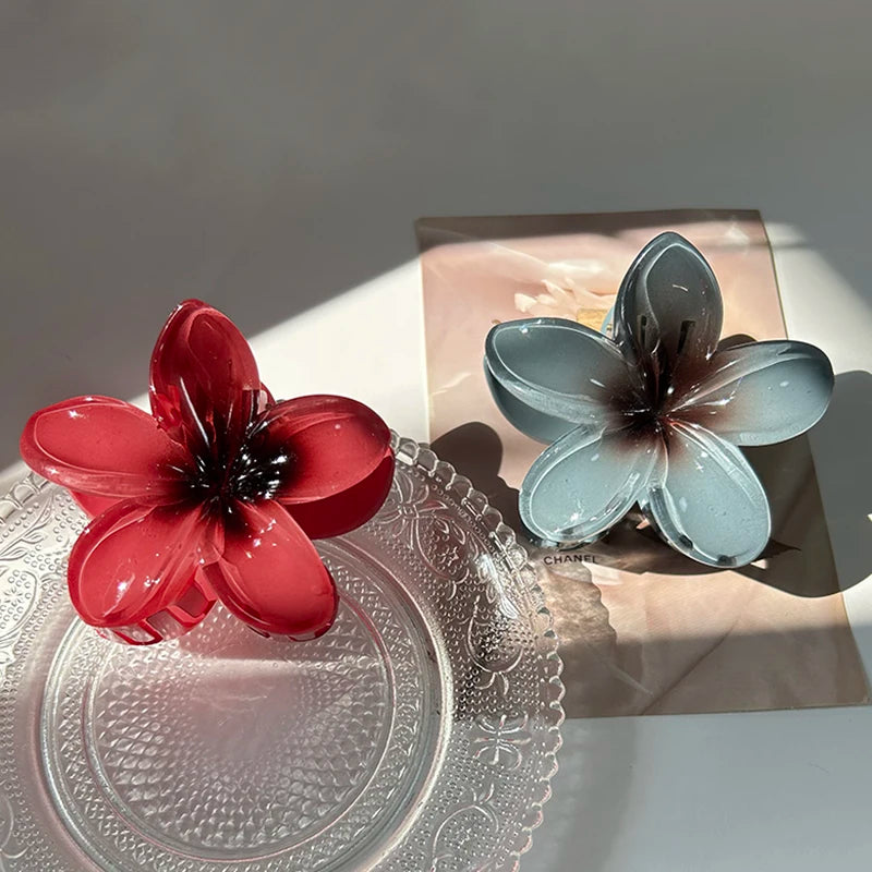 Fashion Flower Hair Clips For Women Bohemia Large Hair Claw Clamp Hairpins Barrettes Girls Beach Hair Accessories Headwear Gifts