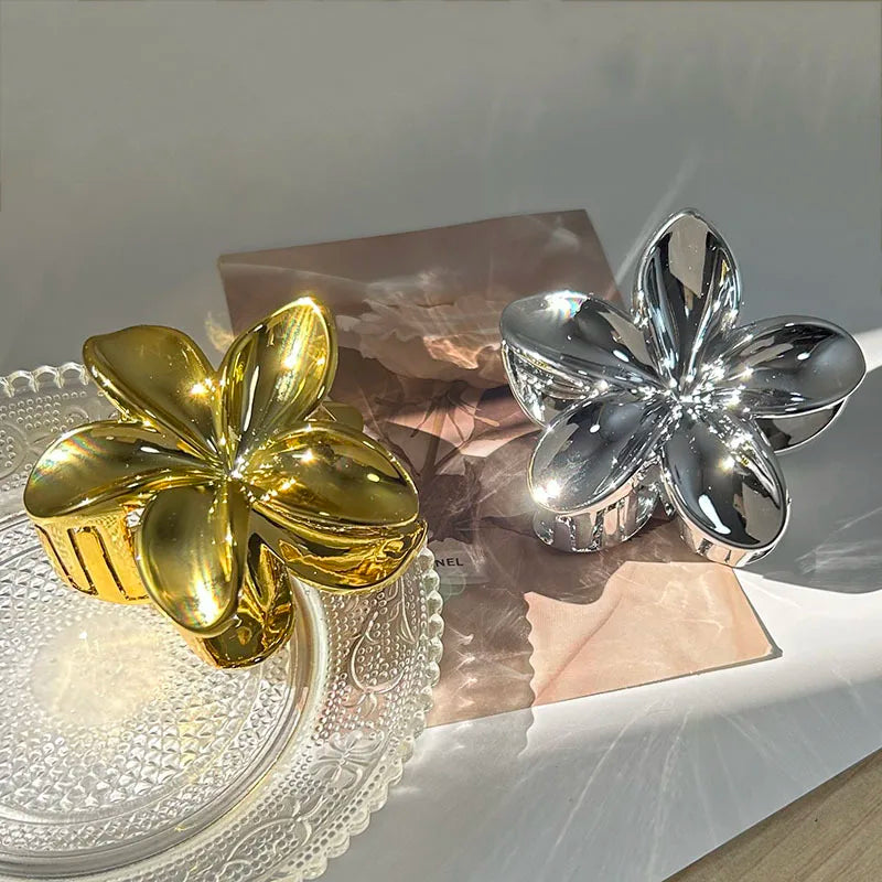 Fashion Flower Hair Clips For Women Bohemia Large Hair Claw Clamp Hairpins Barrettes Girls Beach Hair Accessories Headwear Gifts