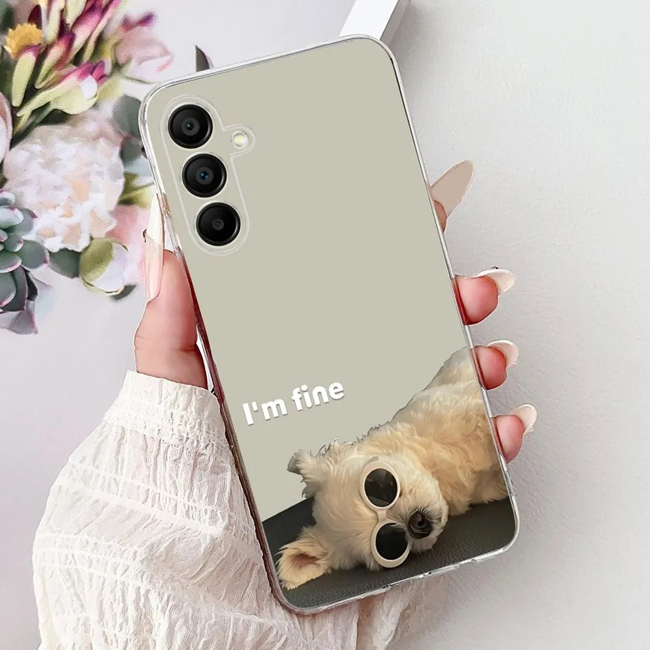 For Cover Samsung Galaxy A16 5G Phone Case SM-A166B Silicone Soft Cartoon Bumper For Samsung A16 4G SM-A165F A 16 GalaxyA16 Capa