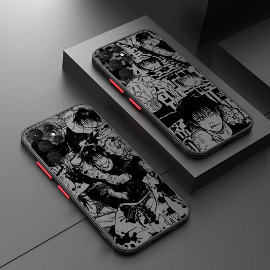 Anime Jujutsu Kaisen Toji Phone Case For iPhone 11 12 13 14 15 16 Pro Max XR X XS Mini 8 7 Plus SE Mobile Case Fundas Shockproof