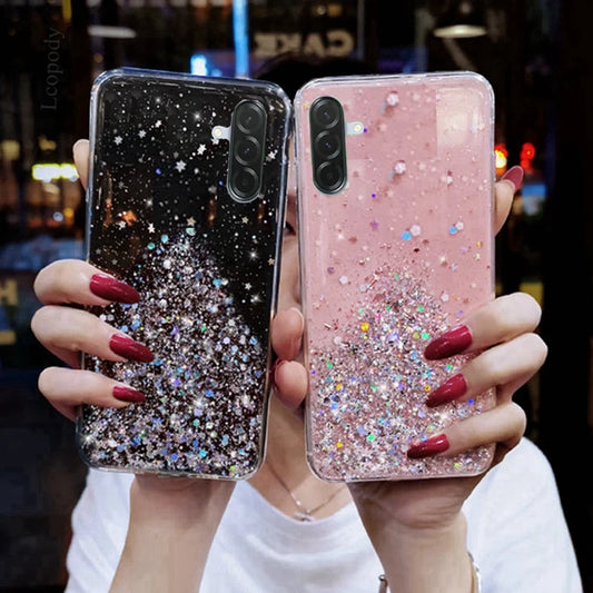 Glitter Phone Case for samsung galaxy A56 Silicone Soft Case Full Cover for Samsung A566V A566B A566B/DS A566E A566E/DS A5660