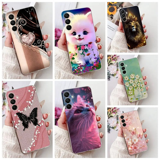 For Cover Samsung Galaxy A16 5G Phone Case SM-A166B Silicone Soft Cartoon Bumper For Samsung A16 4G SM-A165F A 16 GalaxyA16 Capa