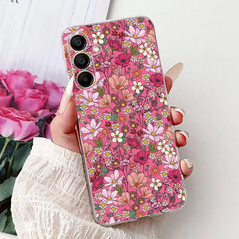 For Cover Samsung Galaxy A16 5G Phone Case SM-A166B Silicone Soft Cartoon Bumper For Samsung A16 4G SM-A165F A 16 GalaxyA16 Capa