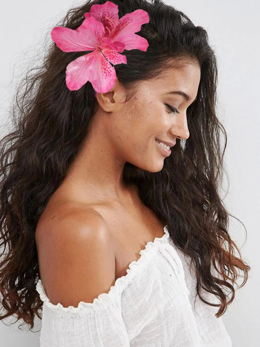 Pinces à cheveux en forme de fleur artificielle, Phalaenopsis, barrettes pour filles, épingles à cheveux, franges, boucle, jolis accessoires pour cheveux