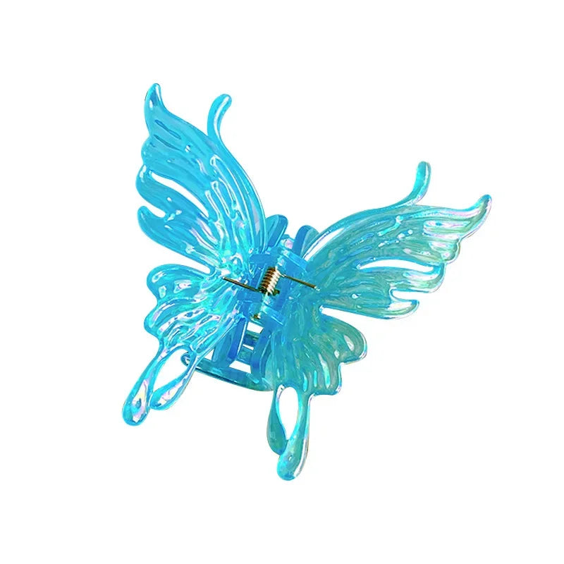 UXSL Pinces à cheveux papillon colorées pour femmes, grandes pinces à cheveux géométriques, accessoires de mode